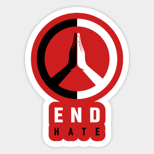 End Hate Sticker
